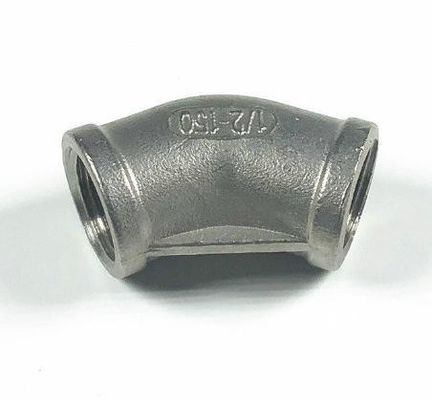 Supporto OEM personalizzato per 201 304 Acciaio inossidabile 45 gradi gomito Female Pipe Fitting