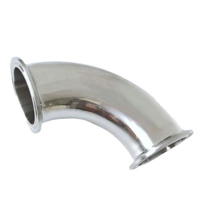 RTS Sanitary Elbow Pipe Fitting 90° Elbow Stainless Steel 90° Clamp Connection