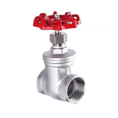 CF8 Valvola di apertura manuale a filo interno per olio di gas acqueo DN5-DN200 Codice di testa cilindrica