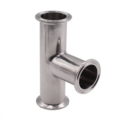1.5" Tri-clamp Acciaio inossidabile 304 sanitario adattabile a tre vie Clamp Tee per 38mm tubo OD