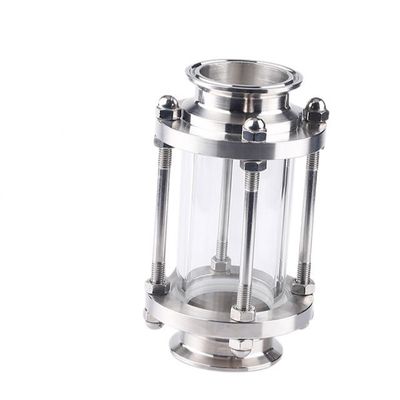 Acciaio inossidabile sanitario 304/316 Fittings per tubi Tri Clamp Straight Tubular Vision Class