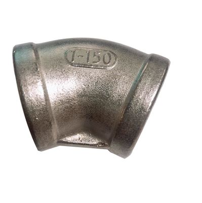 Supporto OEM personalizzato per 201 304 Acciaio inossidabile 45 gradi gomito Female Pipe Fitting