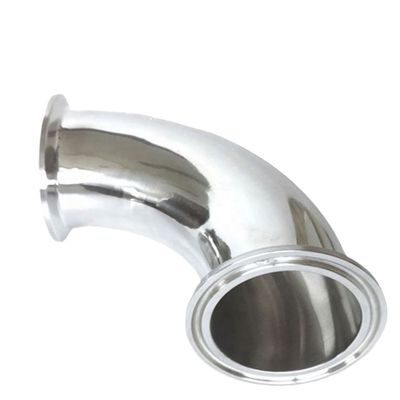 RTS Sanitary Elbow Pipe Fitting 90° Elbow Stainless Steel 90° Clamp Connection