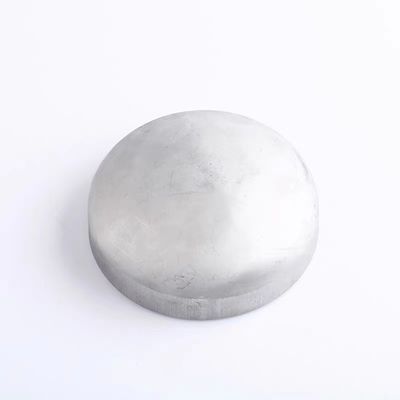 Argento ASTM 12 pollici olio senza cucitura cappuccio finale titanio cappuccio valvola d'aria fine serbatoio testa di piatto