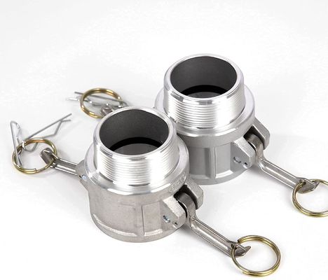 Acciaio inossidabile 301/304/316 Fitting di tubo a scanalatura a camma 2" Parte B per il collegamento sicuro