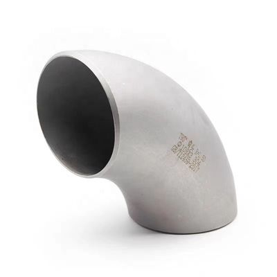 Connessione saldatura tubi d'argento WZ SS304 316 CF8 Sch 40 90 gradi punzonato gomito