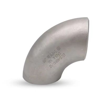 Connessione saldatura tubi d'argento WZ SS304 316 CF8 Sch 40 90 gradi punzonato gomito