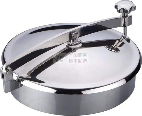 Altezza 90mm-100mm Ampiamente utilizzato Sanitario 304/316L In acciaio inossidabile copertura circolare manhole