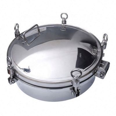 Altezza 90mm-100mm Ampiamente utilizzato Sanitario 304/316L In acciaio inossidabile copertura circolare manhole