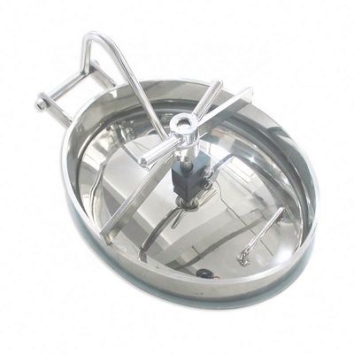 Altezza 90mm-100mm Ampiamente utilizzato Sanitario 304/316L In acciaio inossidabile copertura circolare manhole