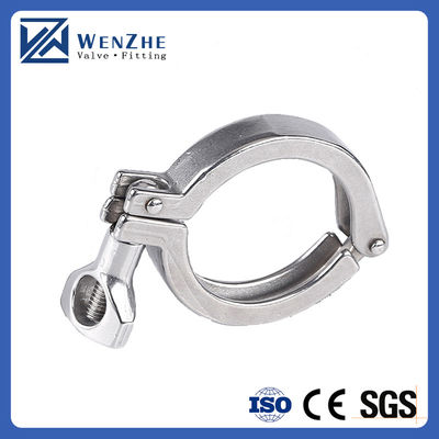 Acciaio inossidabile standard da 1,5 '304 single pin heavy duty tri clamp con nocciolo alare