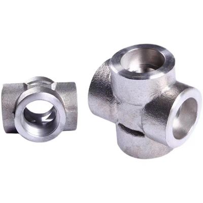 Connessione per tubi trasversali in acciaio inossidabile 304 forgiato WZ 3/8" BSP filo femminile