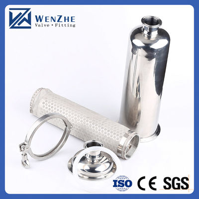 1.5 pollici filtro a triclampo SS304 Fittings igienici con filtro rettilineo in linea uguale