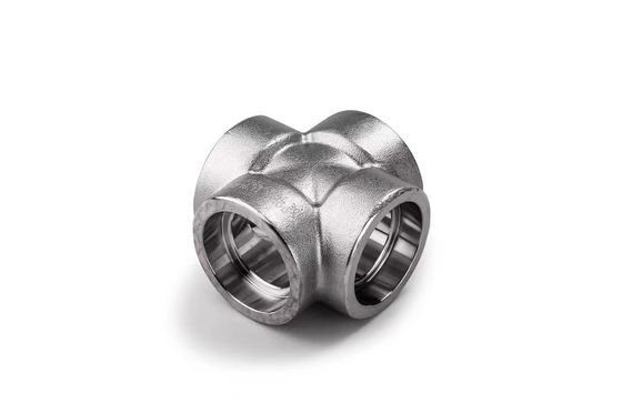 Connessione per tubi trasversali in acciaio inossidabile 304 forgiato WZ 3/8" BSP filo femminile