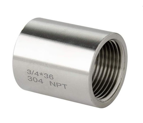 Acciaio inossidabile 304 Pipe Coupling Fitting 3/4 "x 3/4" Adaptore di connettore di accoppiamento femminile