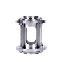 Supporto personalizzato OEM Flow Sanitary Straight Sight Glass SUS316 Tipo Tri Clamp da 3 pollici