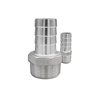 SS316 SS304 Tubo in acciaio inossidabile Fitting Connector Casting NPT BSPT Hex Hose Nipple