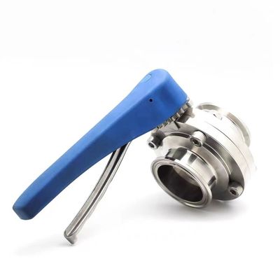 Necessità personalizzate ODM Acciaio inossidabile 304 31Tri Clamp Clover DIN 3A SMS Butterfly Valves