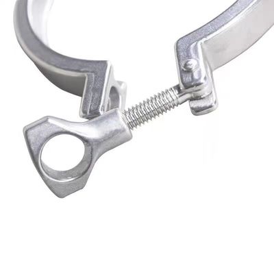 WZ Sanitario Tri Clamp Acciaio inossidabile304 316 Fusione Ferrule Flange Pipe Double Pin Clamp 1/8"-4