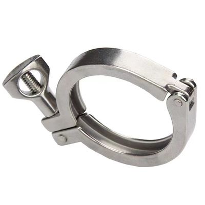 WZ Sanitario Tri Clamp Acciaio inossidabile304 316 Fusione Ferrule Flange Pipe Double Pin Clamp 1/8"-4