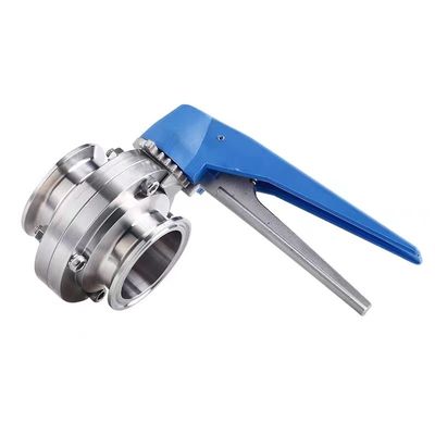 Necessità personalizzate ODM Acciaio inossidabile 304 31Tri Clamp Clover DIN 3A SMS Butterfly Valves