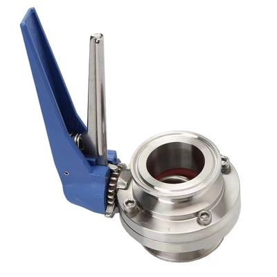 Necessità personalizzate ODM Acciaio inossidabile 304 31Tri Clamp Clover DIN 3A SMS Butterfly Valves