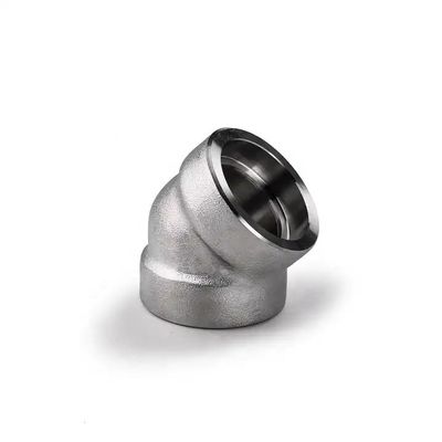 Acciaio inossidabile 304 316 316L 45 gradi presa saldata gomito 3000 6000 9000