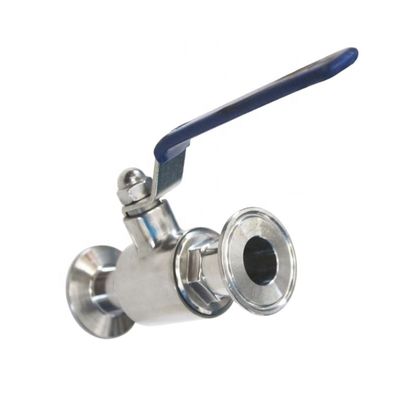 1.5 pollici Tri Clamp Sanitary Butterfly Valve Pull Handle Acciaio inossidabile 304 Standard