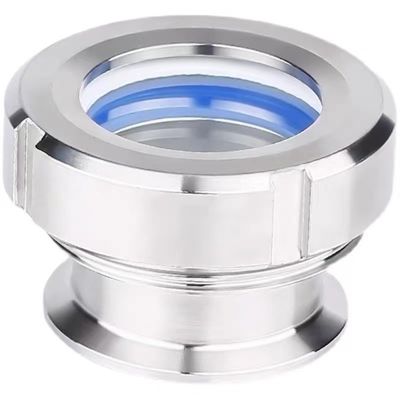 WZ sanitario SS304 316 connessione di saldatura vetro a vista rotonda con flange in acciaio inossidabile