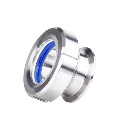 WZ sanitario SS304 316 connessione di saldatura vetro a vista rotonda con flange in acciaio inossidabile