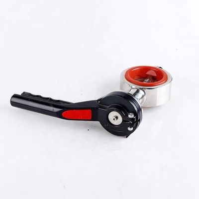 In acciaio inossidabile 304 316 Silver Duck Beak Butterfly Valve