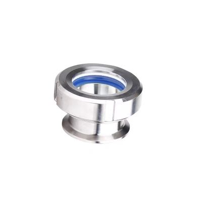 WZ sanitario SS304 316 connessione di saldatura vetro a vista rotonda con flange in acciaio inossidabile