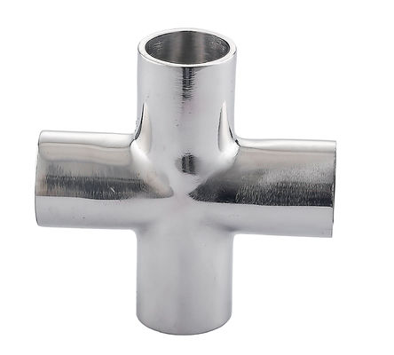 Acciaio inossidabile sanitario ISO 304 316 a quattro vie
