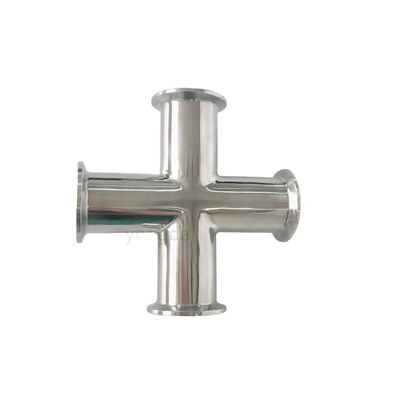 Acciaio inossidabile sanitario ISO 304 316 a quattro vie