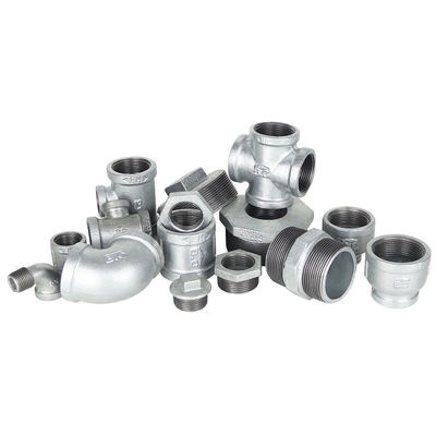 Fittings per tubi a filo galvanizzato di ferro malleabile per dimensioni uguali da 1 a 8' a prezzi competitivi