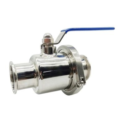 SS304L/SS316 Valvola a sfera sanitaria in acciaio inossidabile senza ritenzione con pinza per benefici