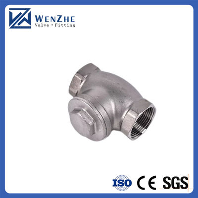 Femminile filo 1/2 pollice valvola di controllo swing WOG 200 PSI in acciaio inossidabile SS304 CF8M NPT