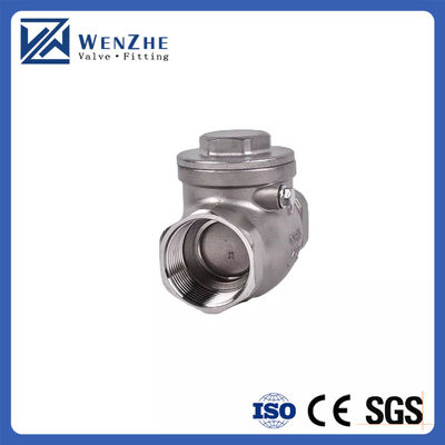 Femminile filo 1/2 pollice valvola di controllo swing WOG 200 PSI in acciaio inossidabile SS304 CF8M NPT