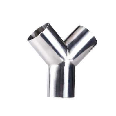 RTS Acciaio inossidabile sanitario 304 316 Fitture per tubi Tri Clamp Saldatura Wyes Tee Y Tipo Tee