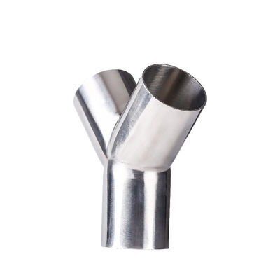 RTS Acciaio inossidabile sanitario 304 316 Fitture per tubi Tri Clamp Saldatura Wyes Tee Y Tipo Tee