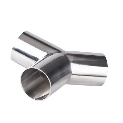 RTS Acciaio inossidabile sanitario 304 316 Fitture per tubi Tri Clamp Saldatura Wyes Tee Y Tipo Tee