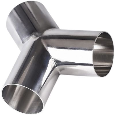 RTS Acciaio inossidabile sanitario 304 316 Fitture per tubi Tri Clamp Saldatura Wyes Tee Y Tipo Tee