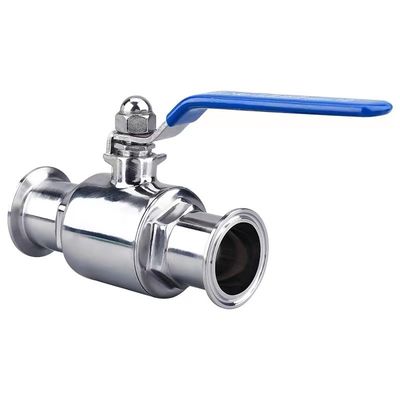 Valvola a sfera rettilinea a 2 vie DIN SMS WZ Sanitaria in acciaio inossidabile 304 316 316L Tri Clamp