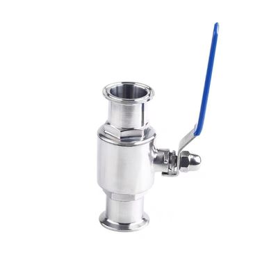 Valvola a sfera rettilinea a 2 vie DIN SMS WZ Sanitaria in acciaio inossidabile 304 316 316L Tri Clamp