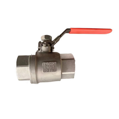 Valvole a sfera in acciaio inossidabile 304 316 DN8-DN100 PN63 2PC