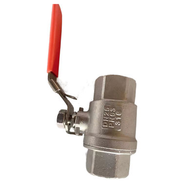 Valvole a sfera a filo DN8-DN100 PN63 DIN3202-M3 Acciaio inossidabile 304 316 2PC per acqua