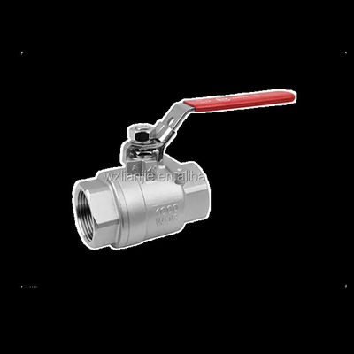 Acciaio inossidabile 304 316 2PC Valvole a sfera a filo femminile DN8-DN100 PN63 DIN3202-M3