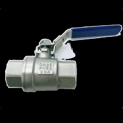 Acciaio inossidabile 304 316 2PC Valvole a sfera a filo femminile DN8-DN100 PN63 DIN3202-M3