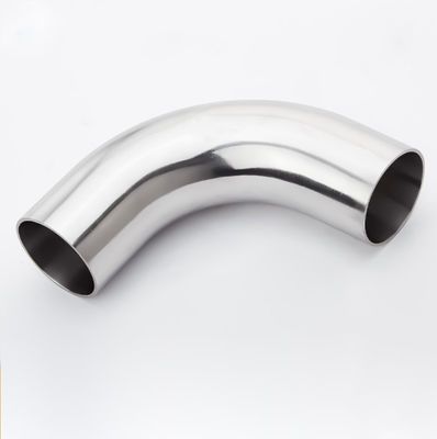 Acciaio inossidabile 304 316L Long Radius Weld 90° Elbow Pipe Fitting for Sanitary