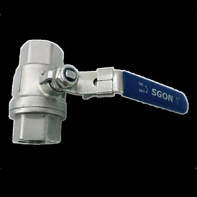 Acciaio inossidabile 304 316 2PC Valvole a sfera a filo femminile DN8-DN100 PN63 DIN3202-M3